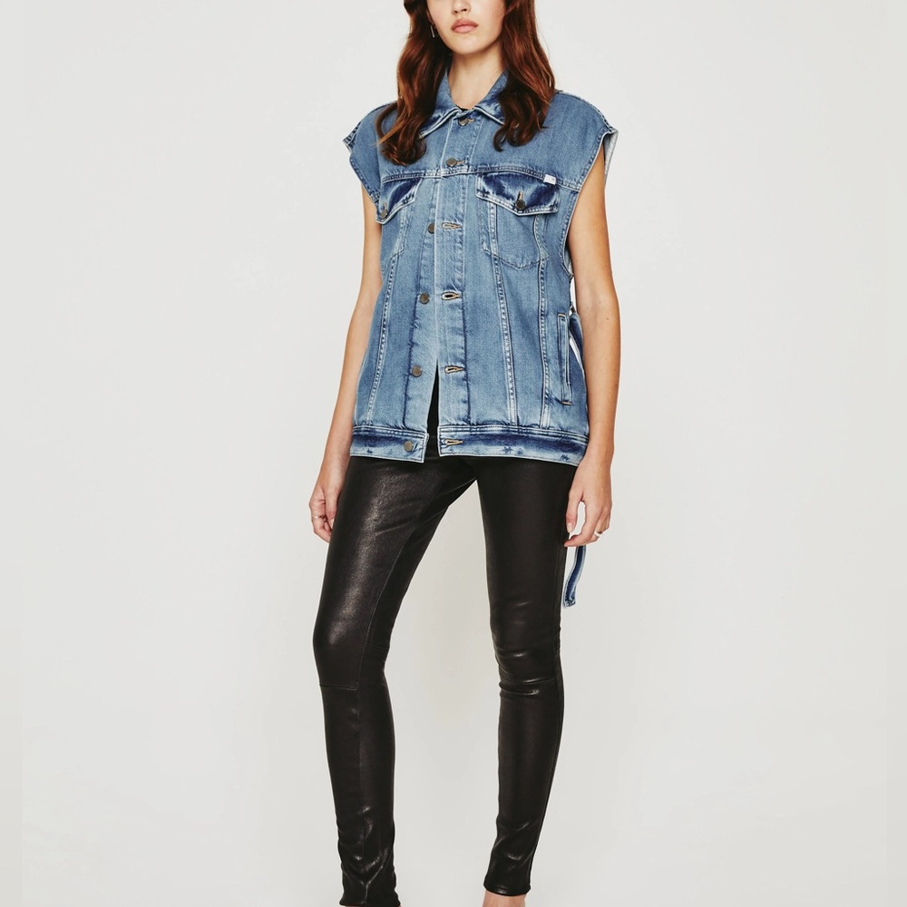AG Denim Kendrix Trucker Vest | Size Small